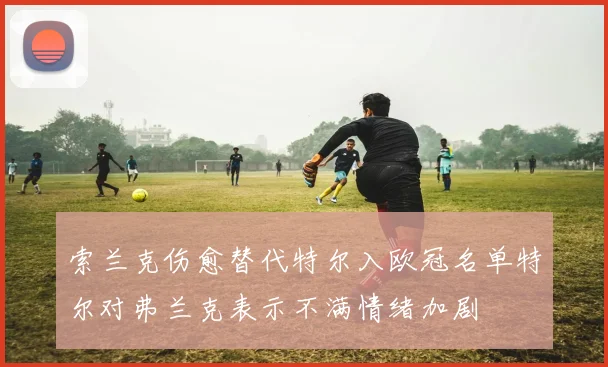 索兰克伤愈替代特尔入欧冠名单特尔对弗兰克表示不满情绪加剧
